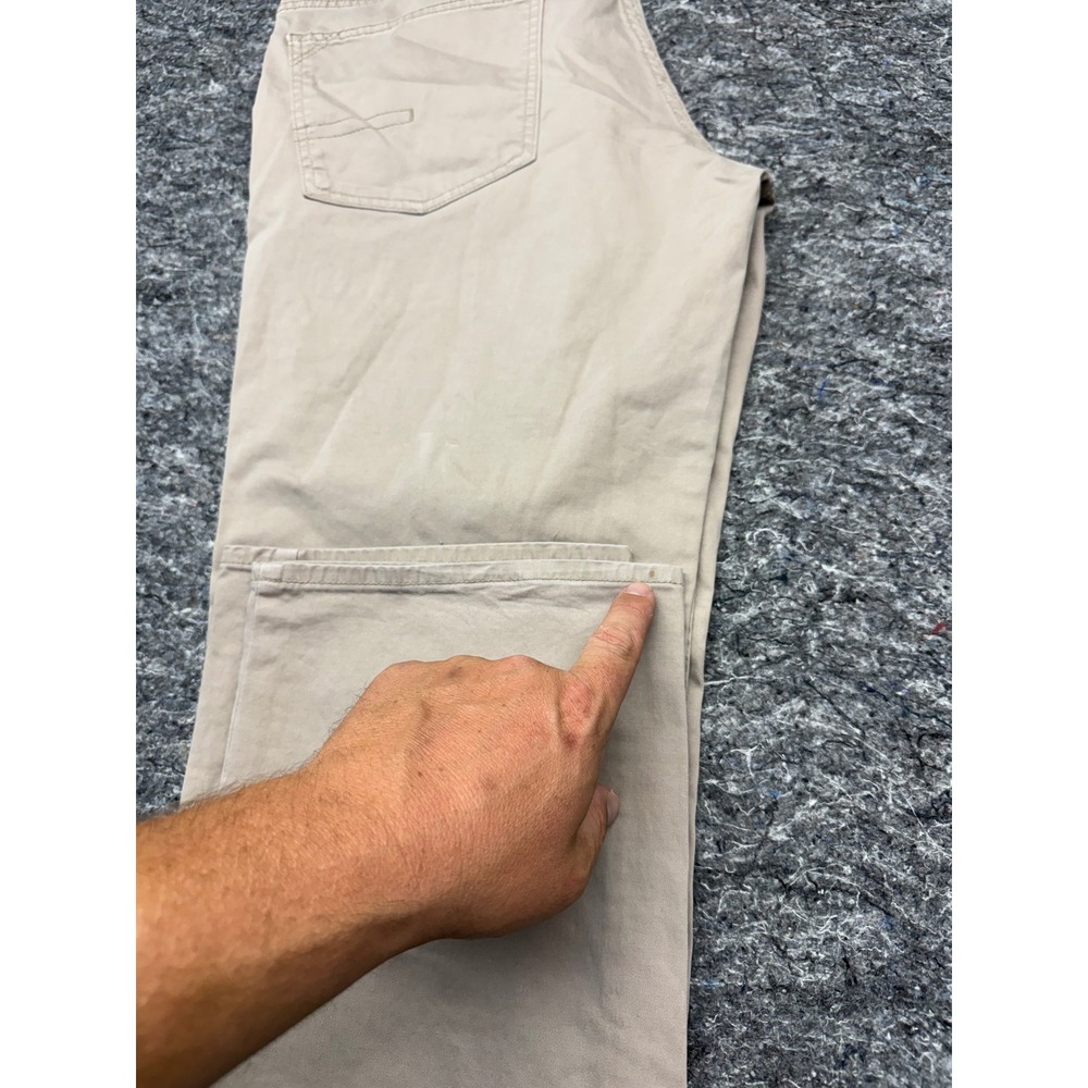Calvin Klein Jeans Mens 34x34 Straight Leg Khaki Tan Cotton Stretch Pants - Picture 13 of 13
